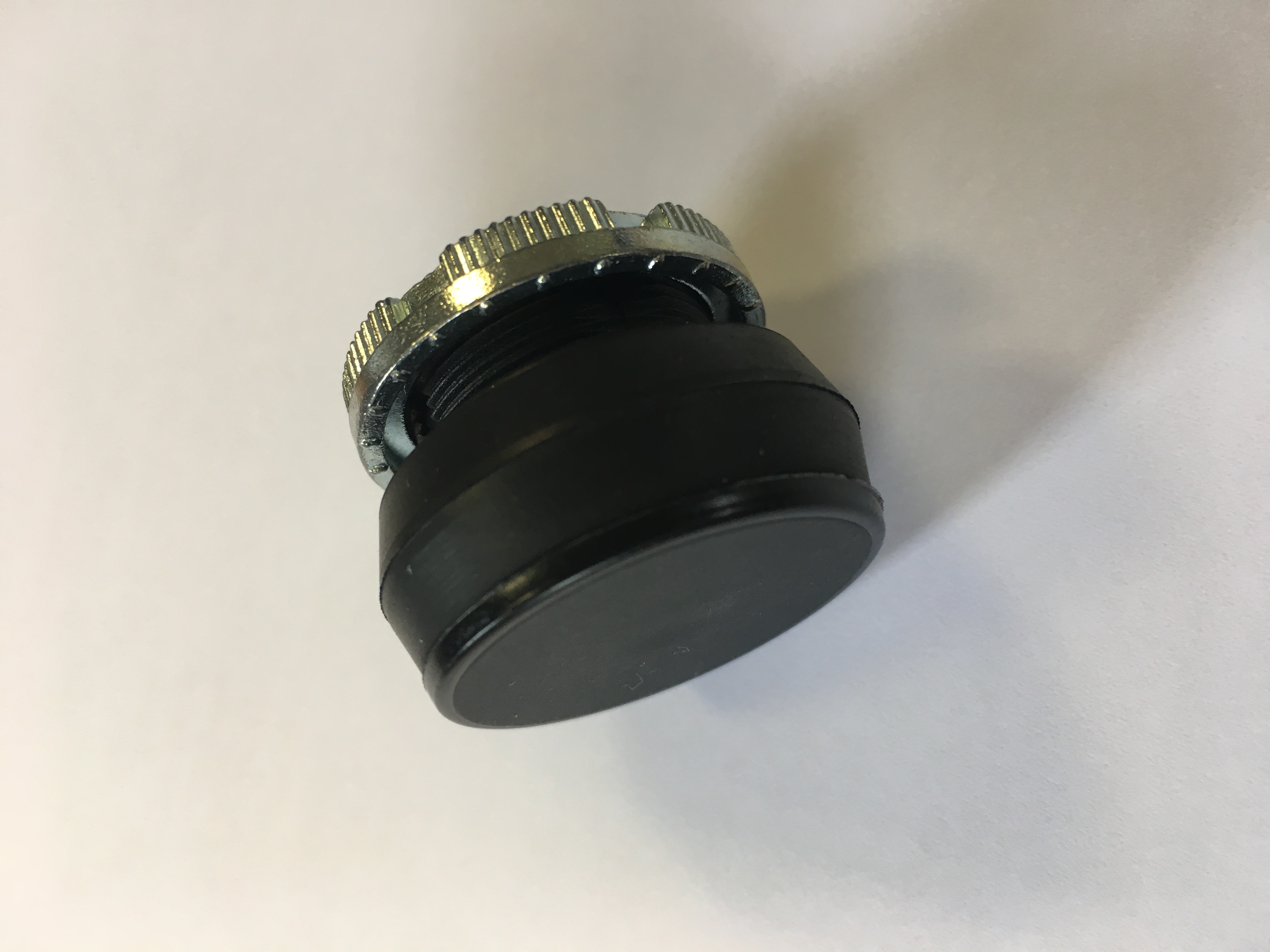 Giovenzana black pushbutton switch